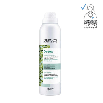 Vichy Dercos Detox Dry Shampoo 150ml | Instant Freshness for Oily Hair
