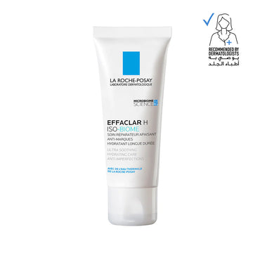 La Roche-Posay Effaclar H Iso-Biome Cream 40ml | Soothing Moisturizer for Acne-Prone Skin