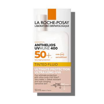 La Roche-Posay Anthelios UVmune 400 Invisible Tinted Fluid SPF50 50ml | Radiant Sun Protection