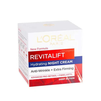 L'Oréal Paris Revitalift Night Cream 50ml – Anti-Wrinkle & Firming - Cosmoart