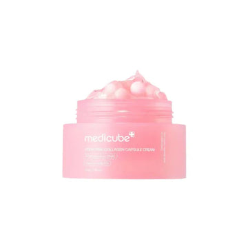 Medicube PDRN Pink Collagen Capsule Cream 55g | Capsule + Gel Moisturizer