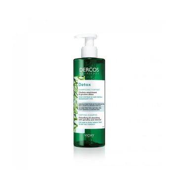 Vichy Dercos Detox Shampoo 250ml | Purifying Shampoo with Charcoal & Spirulina