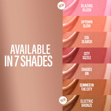 Maybelline Sunkisser Blush | Radiant Nude Shades for a Sun-Kissed Glow - Cosmoart