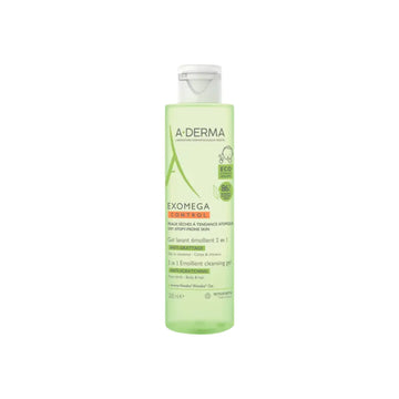 A-Derma Exomega Control Emollient Cleansing Gel – 200ml