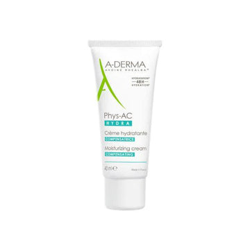 A-DERMA PHYS-AC Hydra Compensating Hydrating Cream 40ml - For Acne-Prone Skin