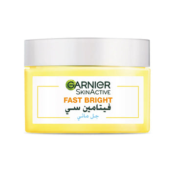 Garnier Fast Bright Vitamin C Water Gel Moisturizer – 48H Hydration & Anti-Dark Spots