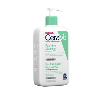 CeraVe Foaming Facial Cleanser | 8oz (236ml) & 16oz (473ml) | Daily Cleanser for Normal to Oily Skin