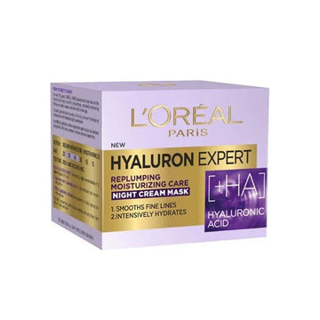 L'Oréal Paris Hyaluron Expert Night Cream 50ml – Anti-Aging Hydration