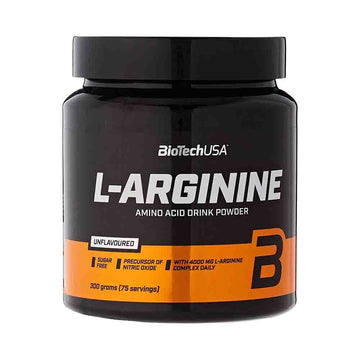 BioTechUSA L-Arginine 300g – Amino Acid Powder for Pump & Performance